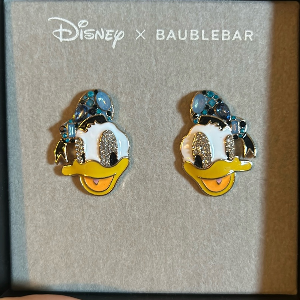 NEW Disney x Baublebar Donald Duck earrings